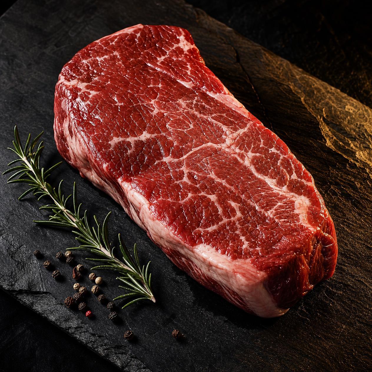 Fresh halal boneless beef sirloin steak - The Cut House Bangalore